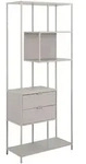 Actona Group Regal Seaford Grau Metallrahmen Melamin 35 x 18,5 x 77 cm
