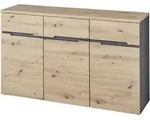 Innostyle Kommodenserie Memphis Artisan Eiche & Graphit Breite ca. 135 cm
