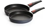 WOLL Pfannenset Diamond Lite Grau Edelstahl 2-teilig &Oslash; 22 cm & &Oslash; 26 cm
