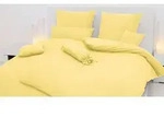 Janine Design Bettw&auml;sche-Set Janine&reg; gelb 155 x 220 cm Mako-Soft-Seersucker