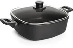 WOLL Gussbr&auml;ter Nowo Titanium Schwarz 28 cm 6 Liter Titan-Antihaftbeschichtung