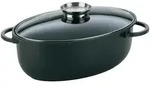 Kela Br&auml;ter Kerros Aluguss Schwarz Aromaknopf 45 x 28 x 13 cm