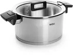 WOLL Kochtopf Concept Edelstahl Silber mit Abgie&szlig;funktion &Oslash; 24 cm 5,8 Liter
