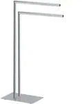 Kela Handtuchhalter Style Silber Metall verchromt 30 x 81 cm