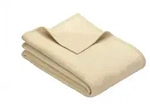 IBENA Fleecedecke Porto cremefarbenes Mischgewebe 150 x 200 cm