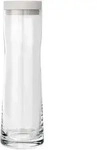 Blomus Wasserkaraffe Splash cremewei&szlig;es Silikon Edelstahl Klarglas 1000 ml