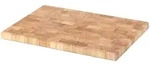 Continenta Schneidebrett Stirnholz Mosaik Braun 35 x 25 cm ge&ouml;lt