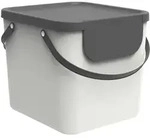 Rotho Recycling M&uuml;llsystem Albula Mistelzweigwei&szlig; 40 Liter modular