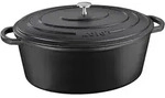 Kela Br&auml;ter Calido Schwarz Gusseisen 29 x 15 x 36 cm 9,3 Liter