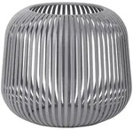 Blomus Laterne Lito Stahlgrau 17 x 20,5 cm Windlicht aus Metall