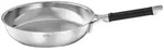 R&ouml;sle Bratpfanne Silence Pro Edelstahl Silber 28 cm Aluminiumkern Silikongriff