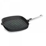 WOLL Pfanne Pro Logic Diamond Logic XR Schwarz Aluminium Edelstahl 28 x 28 cm