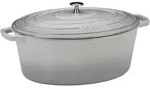 Keck & Lang Br&auml;ter kela Calido hellgraues Gusseisen 9,3 Liter oval