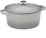 Kela Br&auml;ter Calido Gusseisen Grau 26 cm rund 4,6 Liter