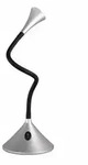 Reality LED Tischleuchte Viper Silber Kunststoff 13,5 cm 3 Watt 230 Volt