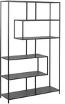 Actona Group Regal Seaford Industrielook Esche & Schwarz 114 x 185 cm