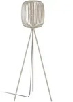 Eglo Leuchten Stehleuchte Romazzina sandfarbener Stahl H&ouml;he 141 cm