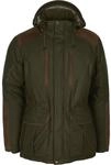 Pinewood Nydala Insulation Wool Parka Mossgreen/Suede Brown S mbc4170