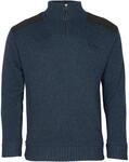 Pinewood Hurricane Sweater D.Navy Melange 3XL mbc4951