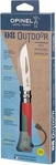 OPINEL 254310, Opinel No 08 Outdoor Taschenmesser, Sandvik Stahl, Rostfrei, Polyamide