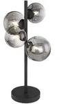 Riha Tischleuchte Metall Schwarz Matt, 4X G9 Led