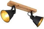 Globo 15466S-2 G&uuml;nther Strahler Holz Braun, 2X E27