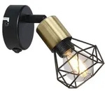 Globo 54802S-1AB Xara I Strahler Metall Schwarz, 1X E14