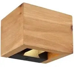 Alina Wandleuchte Holz Dunkelbraun, Led