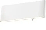 Siegfried Wandleuchte Aluminium Wei&szlig;, Led