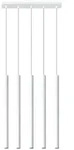 Sollux SL.0468 Pendelleuchte PASTELO 5 wei&szlig;