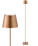 Akku-Stehleuchte Nuindie 1200mm bronze rund