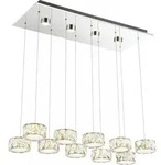 Amur H&auml;ngeleuchte Metall Verchromt, Led