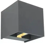 Veronika Au&szlig;enleuchte Aluminium Druckguss Anthrazit, 2X Led