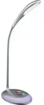 Minea Tischleuchte Kunststoff Silber Metallic, Led