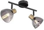 Globo 54305-2 Jay Strahler Metall Schwarz, 2X E14