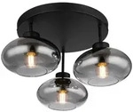 Shaun Deckenleuchte Metall Schwarz Matt, 3X E27