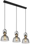Dorothea H&auml;ngeleuchte Metall Schwarz, 3X E27