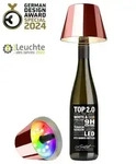 Sompex TOP 2.0 - Rosegold, RGBW-Akku-Flaschenleuchte