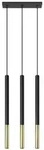 Sollux SL.0892 Pendelleuchte MOZAICA 3L schwarz/Gold