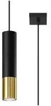 Sollux SL.0952 Pendelleuchte LOOPEZ 1 schwarz/Gold