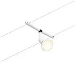 CorDuo Seilsystem Salt Einzelspot GU5,3 max. 10W 12V Wei&szlig; matt Chrom