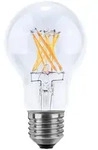 E27 LED Gl&uuml;hlampe klar warmwei&szlig;