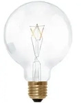 E27 LED Globe 95 klar warmwei&szlig;