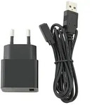 Nuindie Easy-Connect Ladekabel inkl Netzteil schwarz