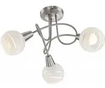 Elliott Deckenleuchte Metall Nickel Matt, 3X E14 Led
