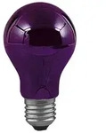 Gl&uuml;hbirne Schwarzlicht E27 230V 75W dimmbar Schwarzlicht