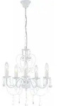 Globo 63126-5 Pinja Luster Metall Wei&szlig;, 5X E14