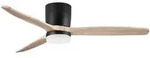 Nova Luce 9952371 ALOA Ventilator Schwarz/Braun