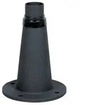 Sockel Junior, schwarz, matt, Aluminium