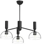 Alora Mood Jude Kronleuchter Schwarz ALM-JUDE3-MB-CL